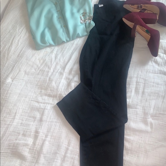 business casual navy pants